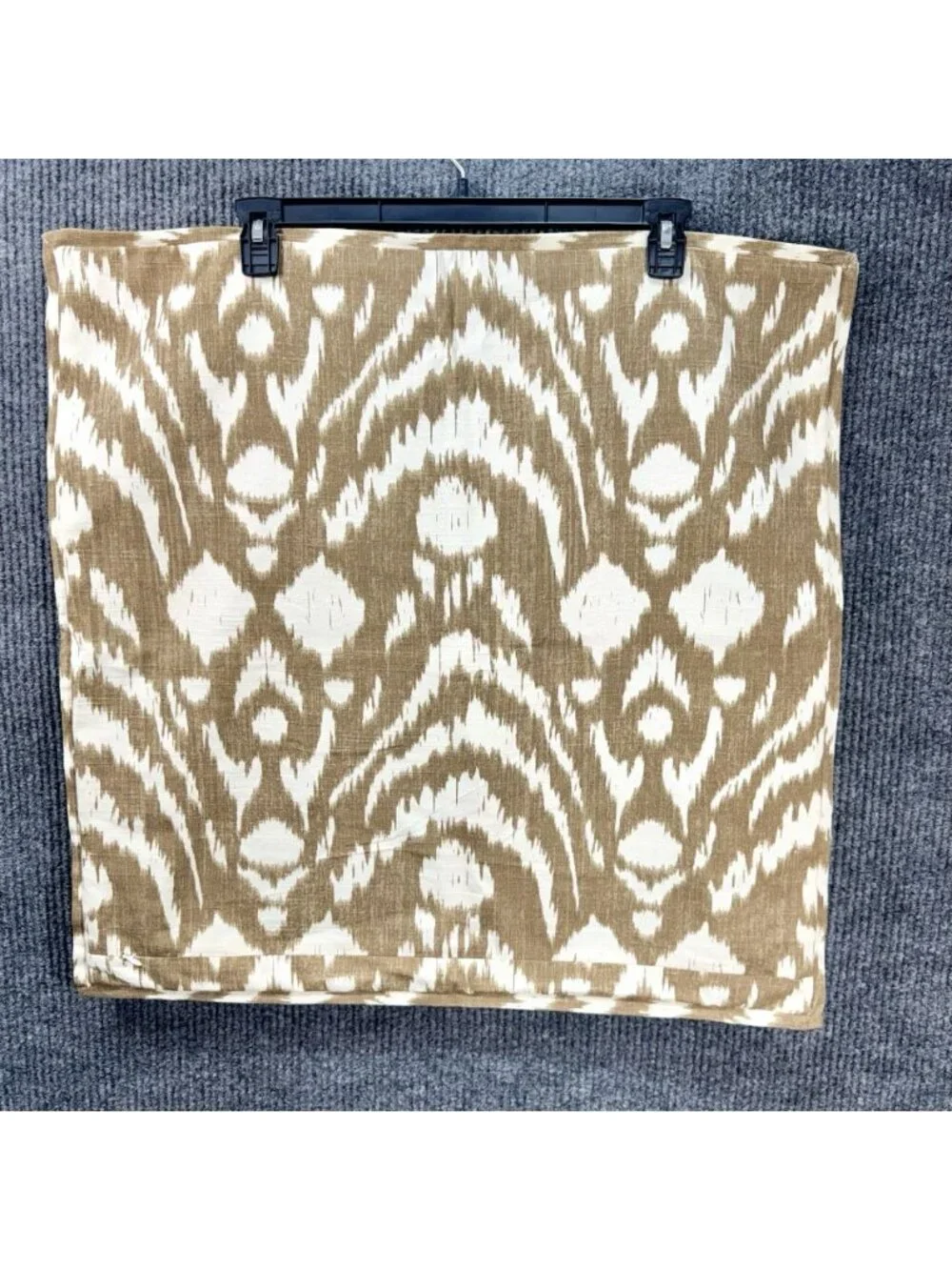 Lot Of 2 Pottery Barn Leyton Ikat Pillow Cover 24” x 24” 100% Cotton Abstract